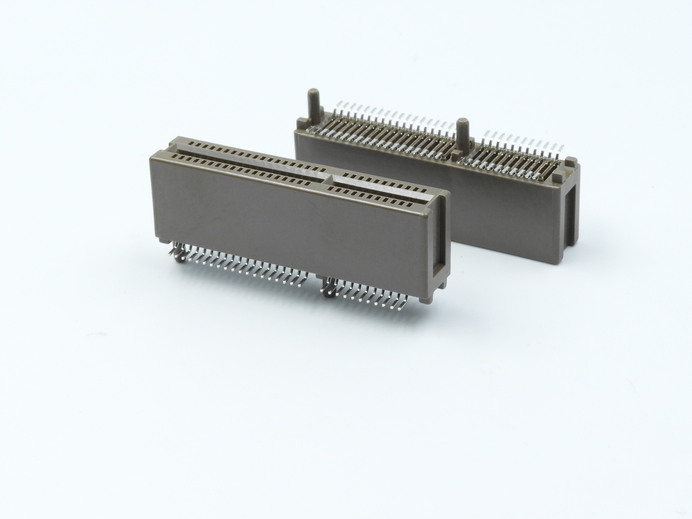 Card edge Slot 1.27mm, Vertical, 60/120 pin, SMT type (Dual slot)