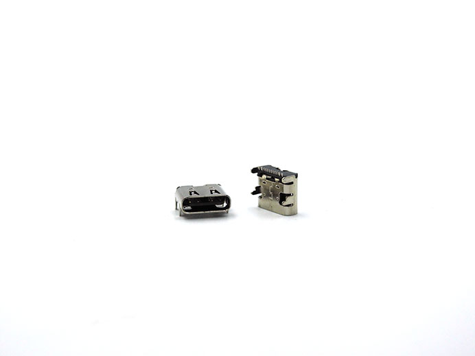 USB 2.0 Type C, 16 pin, R/A, Receptacle, SMT type (CH=1.68mm) (TID No.2708)