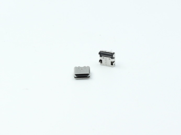 USB4 Type C, 24 pin, R/A, Receptacle, SMT type (CH=1.57mm) (TID No.7141)