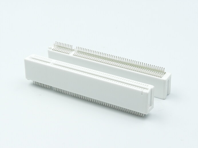 Card edge Slot 1.27mm, 60/90/120 pin, Straddle type (Dual slot)