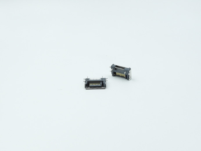 SATA-7PIN, R/A, SMT type (Metal Shielding type)