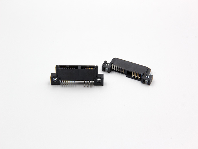 Slim Line SATA 7+6 PIN, R/A, DIP type