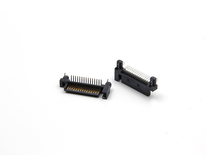 SATA-15 PIN, R/A , Dip type