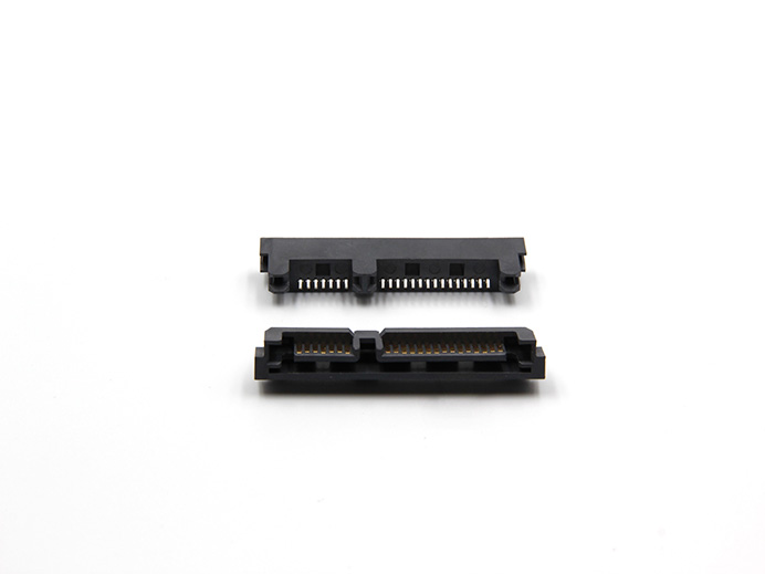 SATA-7+15 PIN, Straddle type