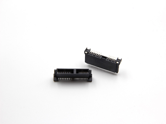 Slim Line SATA 7+6 PIN, Vertical, SMT type