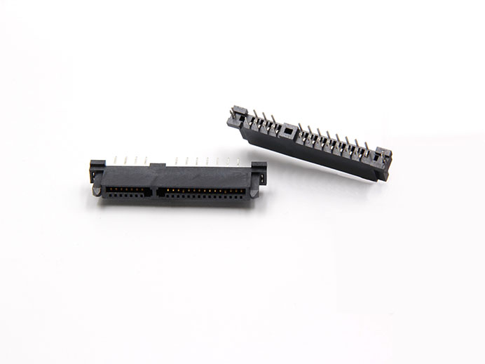 SATA-7+15 PIN, Vertical, DIP type (Double Row) (A)