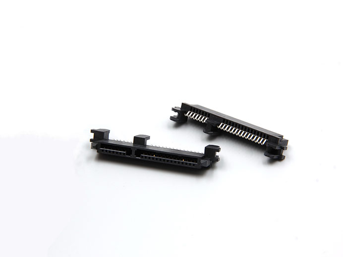 SATA-7+15 PIN, Straddle type