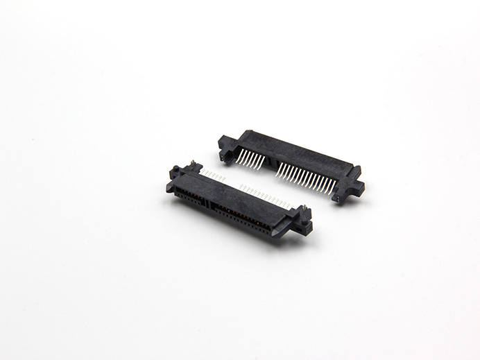 SATA-7+15 PIN, R/A , SMT type