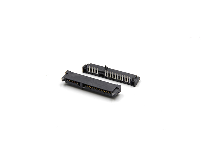 SATA-7+15 PIN, R/A , DIP type