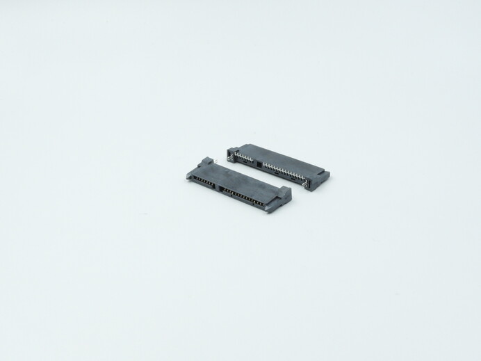 SATA-7+15 PIN, Female, Vertical, SMT type