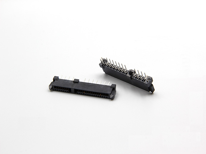 SATA-7+15 PIN, Vertical, DIP type (Double Row) (E)