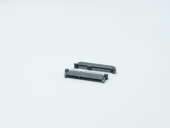 SATA-7+15 PIN, Female, Vertical, SMT type (Reverse type)